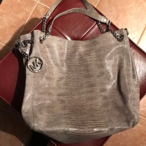 SNAKE SKIN MICHEAL KORS BAG PERFECT CONDITION!